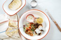 {Summer Days Recipe} Koftas, Quinoa Tabouleh + Tzatziki